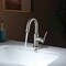 Kibi Circular Single Handle High-Arc Bathroom Sink Faucet C-KBF1021BN-KPW100BN - alternate 5
